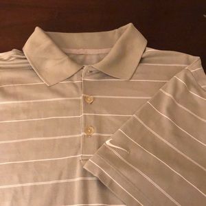Nike Golf- Dri-Fit Men’s Grey Polo- Sz Small
